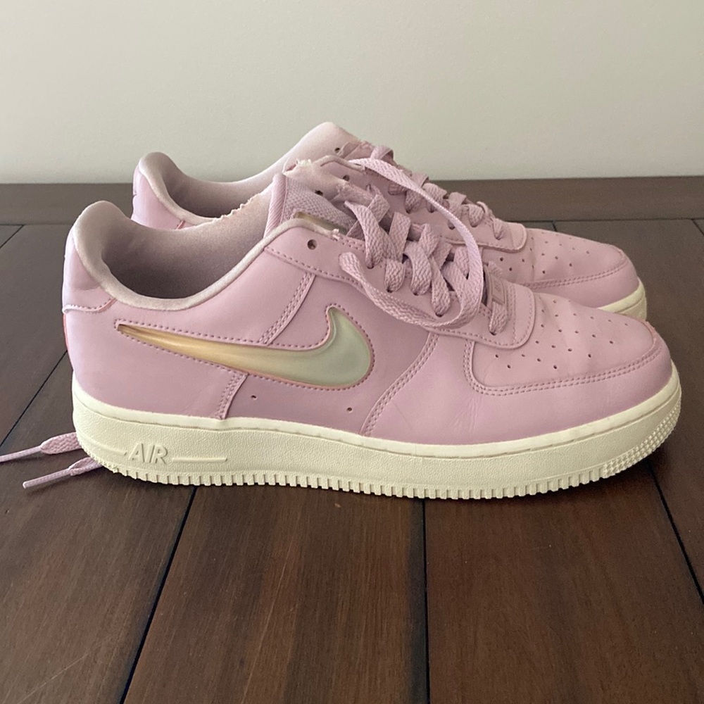 Pink Nike Air Force 1s